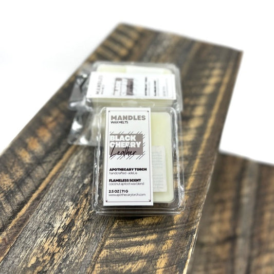 Mandles Wax Melts | Black Cherry Leather 2.5 oz