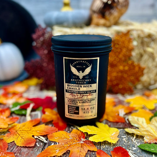 Fall Frosted Candle | Apple Pumpkin Swirl 14.6 oz