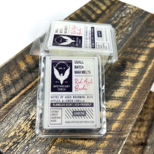Rustically Chic Wax Melts | Rich Apple Bourbon 2.5 oz