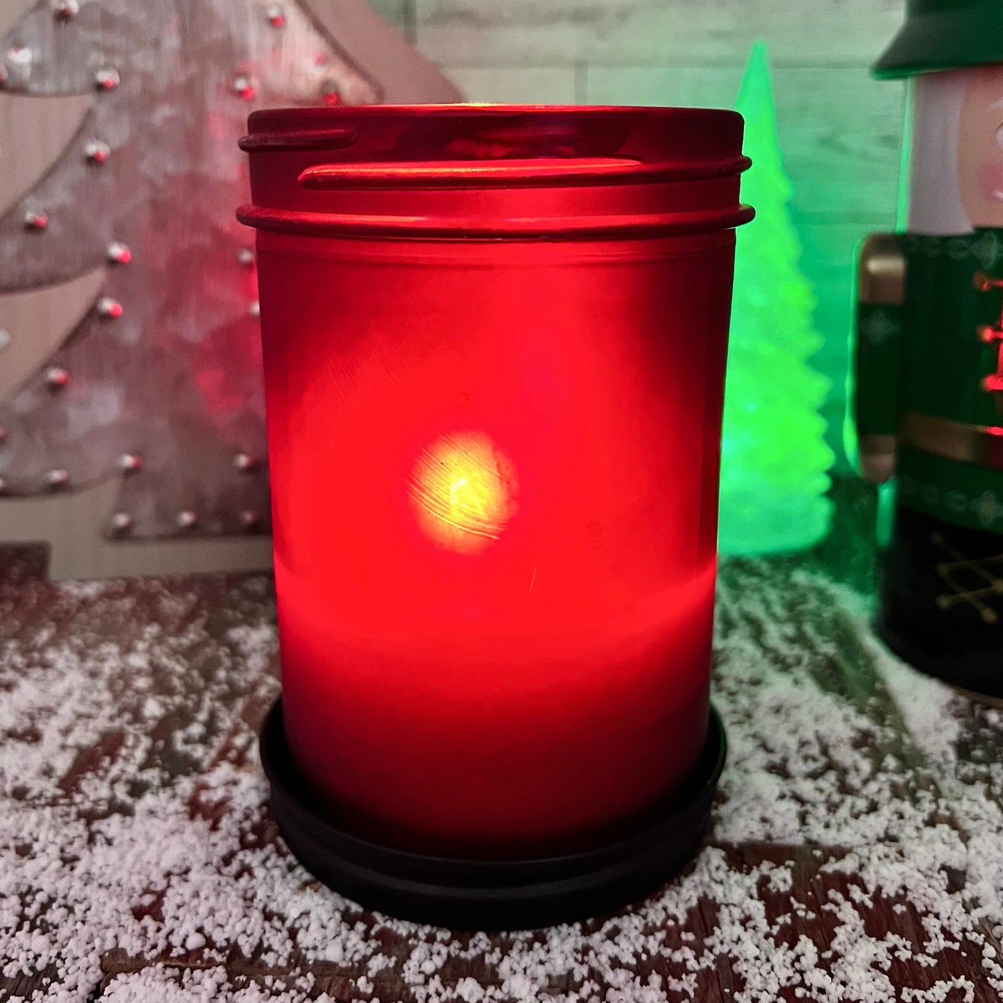 Winter Frosted Candle | Bourbon Woods 14.6 oz