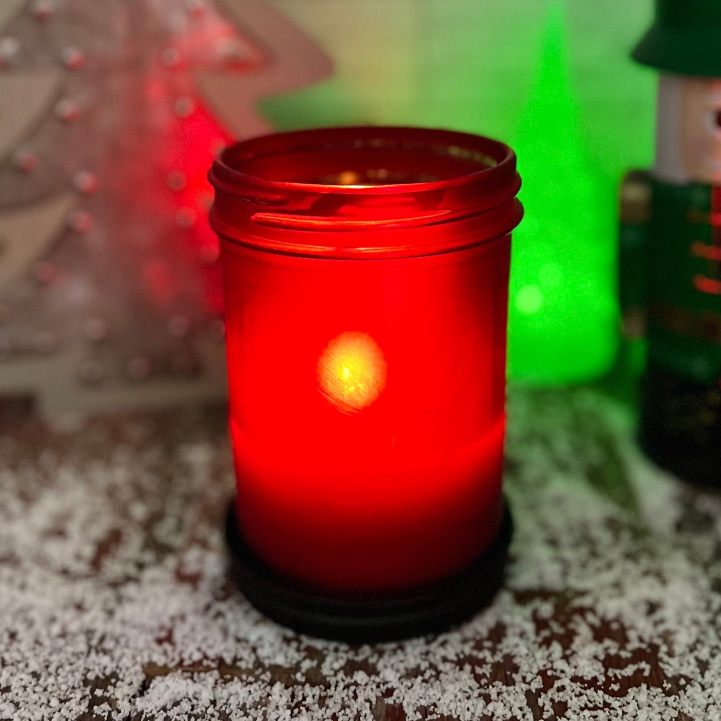 Winter Frosted Candle | Winter Spice 14.6 oz