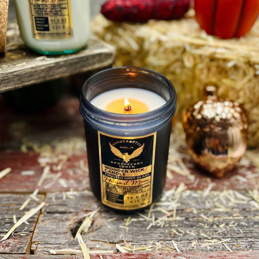 Fall Frosted Candle | Harvest Moon 14.6 oz