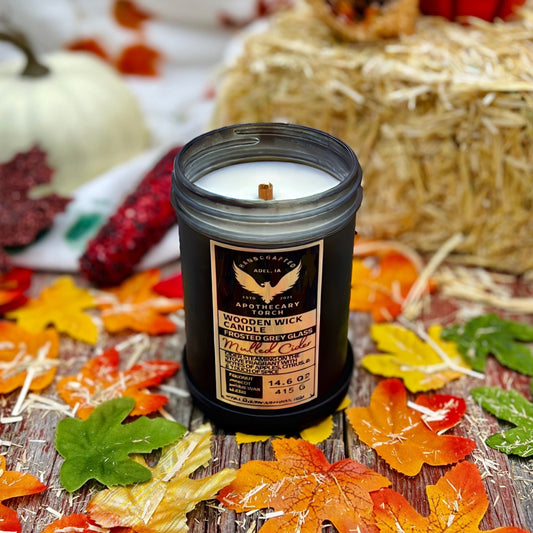 Fall Frosted Candle | Mulled Cider 14.6 oz