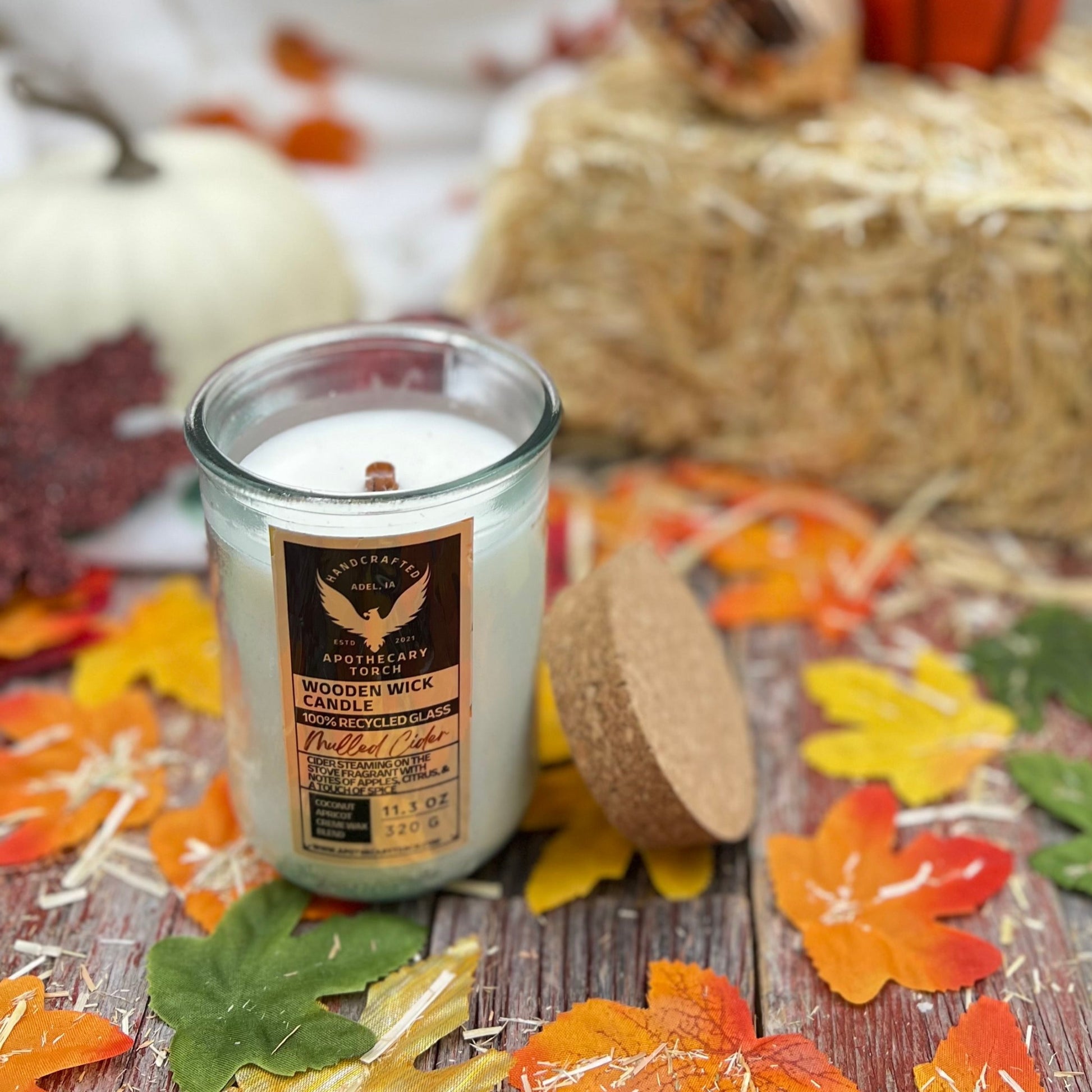 Coco-Apricot Wooden Wick Candles