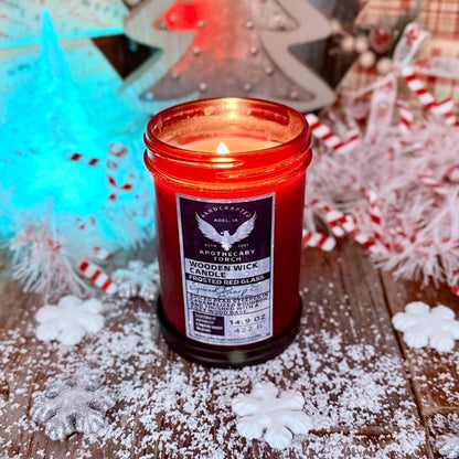 Winter Frosted Candle | Spiced Pear & Bourbon 14.9 oz