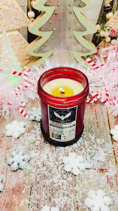 Winter Frosted Candle | Spiced Pear & Bourbon 14.9 oz